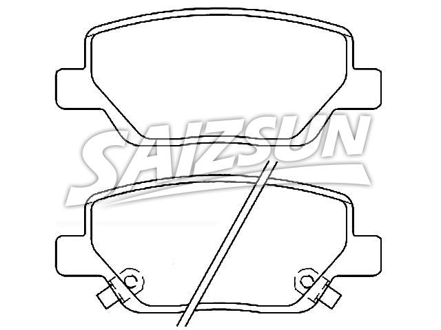 Pastillas de freno Brake Pad Set:77367717