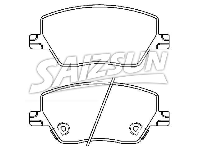 Pastillas de freno Brake Pad Set:77367910