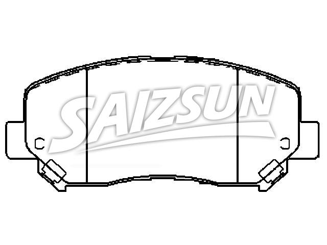 Pastillas de freno Brake Pad Set:68225170AA