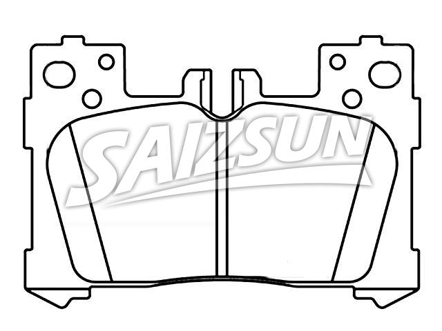 Pastillas de freno Brake Pad Set:04466-11010