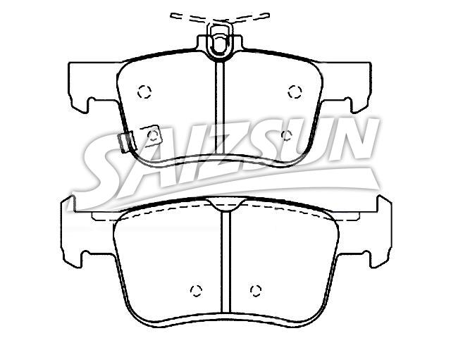 Pastillas de freno Brake Pad Set:43022-TVA-A03
