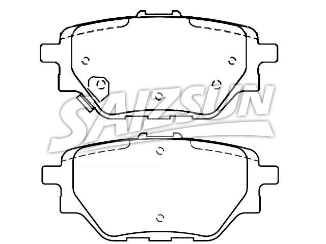 Pastillas de freno Brake Pad Set:10332331