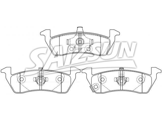 刹车片 Brake Pad Set:23857536