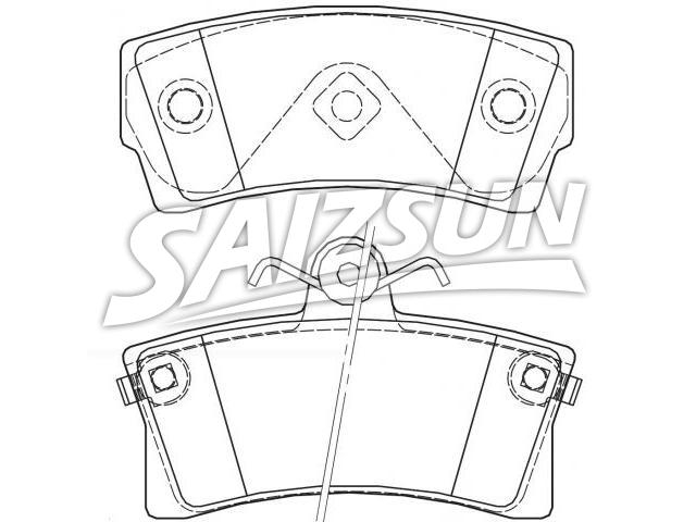 刹车片 Brake Pad Set:F1010371510