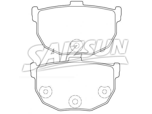 刹车片 Brake Pad Set:S3500L21167-50024