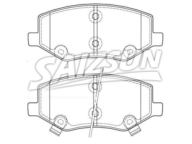 Pastillas de freno Brake Pad Set:3500310U2230F01
