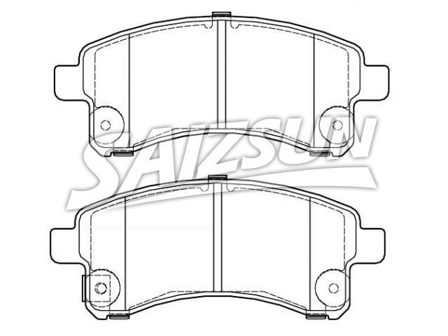 Pastillas de freno Brake Pad Set:3501030T01