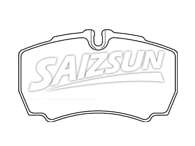 刹车片 Brake Pad Set:1718023