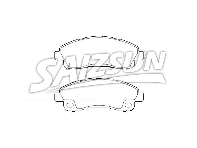 刹车片 Brake Pad Set:MK530582