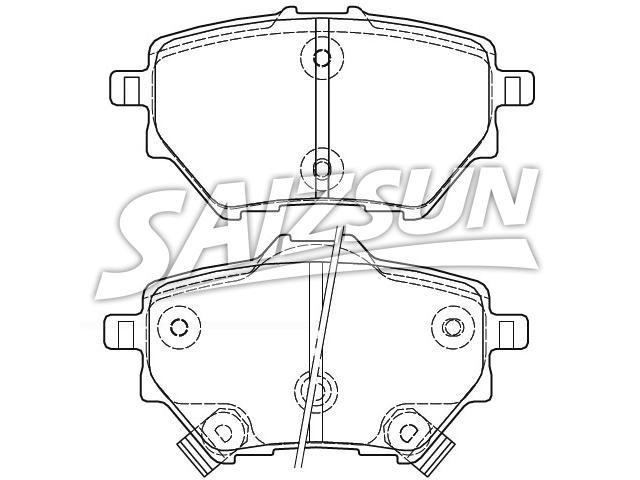 刹车片 Brake Pad Set:SAA3502130