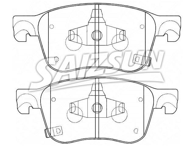 刹车片 Brake Pad Set:45022-TVC-A02
