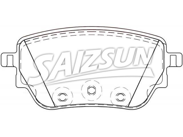 刹车片 Brake Pad Set:000 420 75 00