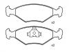 Pastillas de freno Brake Pad Set:5882984