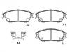 Pastillas de freno Brake Pad Set:58101-24A00