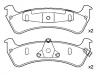 Pastillas de freno Brake Pad Set:2L2Z-2200-BA