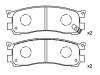 Pastillas de freno Brake Pad Set:H266-26-48Z