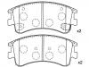 Pastillas de freno Brake Pad Set:G2YS-33-23Z