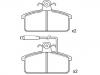 Pastillas de freno Brake Pad Set:8E0 211 650 81