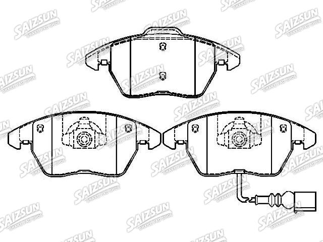 Pastillas de freno Brake Pad Set:1K0 698 151