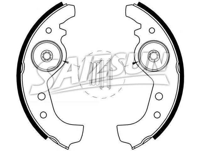 Brake Shoe Set:SE021165299A