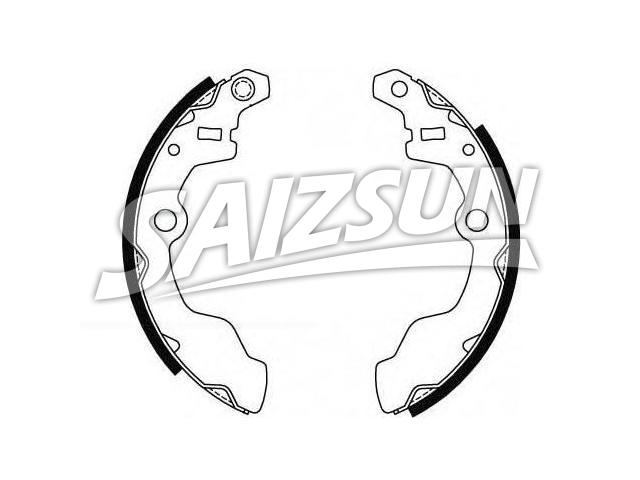 Brake Shoe Set:53820-70B00