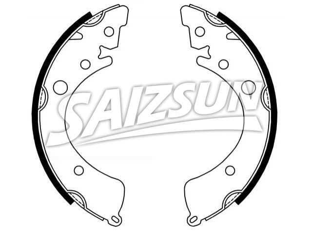 Brake Shoe Set:43153-SB6-003