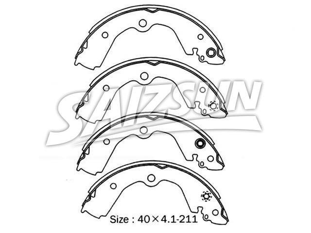 Brake Shoe Set:NN2072
