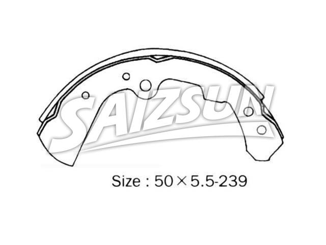 Brake Shoe Set:41060-R8025