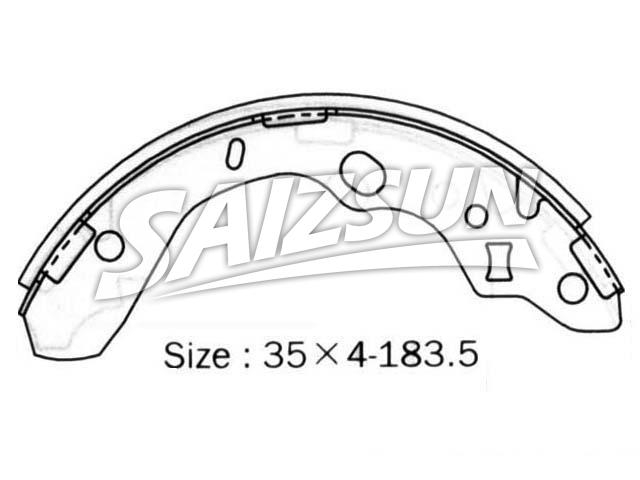 Brake Shoe Set:NN3574