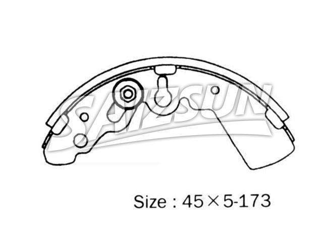 Brake Shoe Set:7251-78730