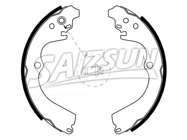 Zapata de freno Brake Shoe Set:26257-AA040