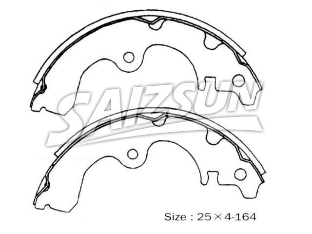 刹车蹄片 Brake Shoe Set:04495-10080