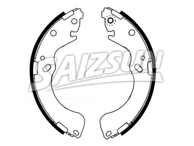 Zapata de freno Brake Shoe Set:GEYT-26-38Z
