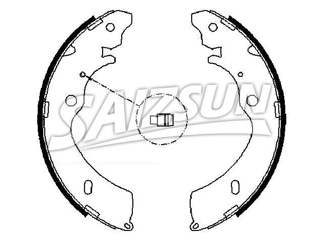 Brake Shoe Set Brake Shoe Set:8-97368-253-0
