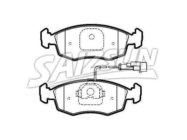 Pastillas de freno Brake Pad Set:MDB2758