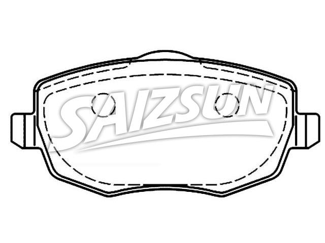 Pastillas de freno Brake Pad Set:7 736 235 9