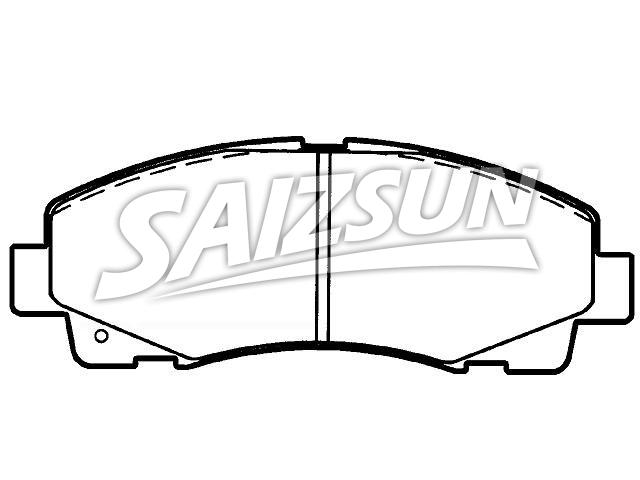 Pastillas de freno Brake Pad Set:45022-SJC-A00
