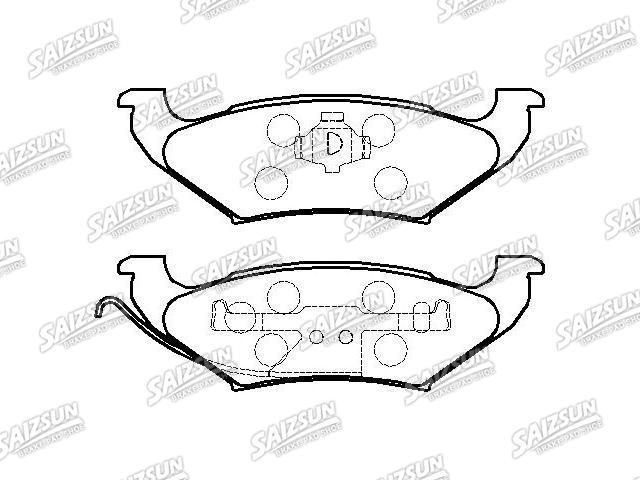 Pastillas de freno Brake Pad Set:F1VY-2200-A