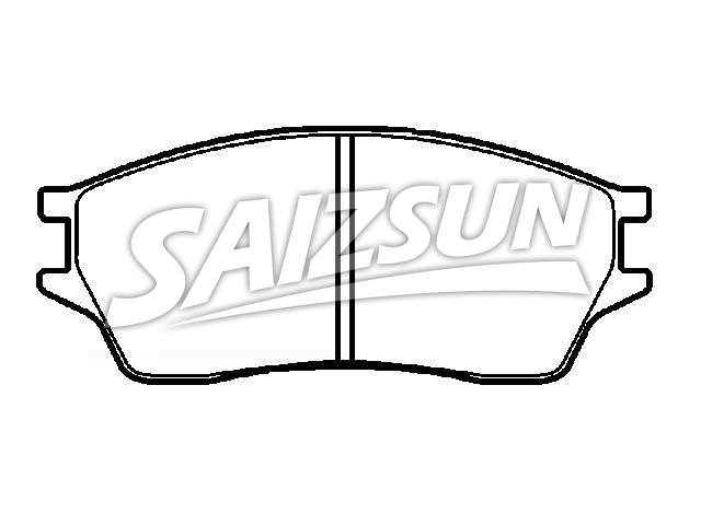 Pastillas de freno Brake Pad Set:45022-SF0-600