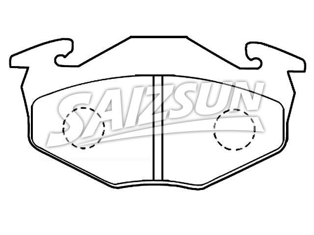 Pastillas de freno Brake Pad Set:55810-61F02
