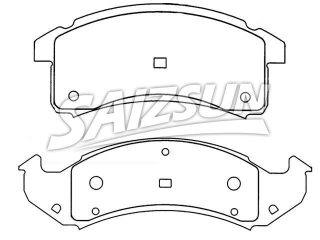 Pastillas de freno Brake Pad Set:12510001