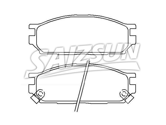 Pastillas de freno Brake Pad Set:MB699577
