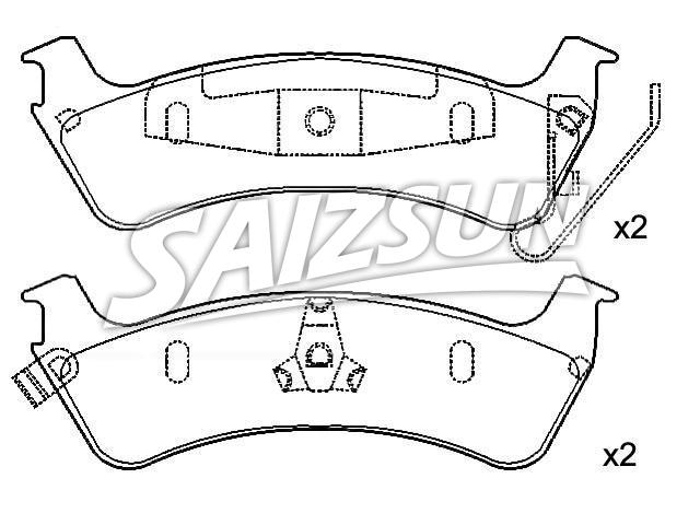 Pastillas de freno Brake Pad Set:4796344