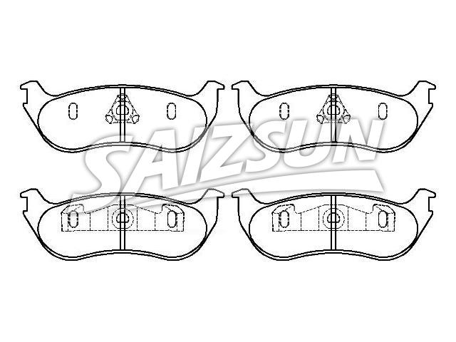 Pastillas de freno Brake Pad Set:1L2Z-2200-AA