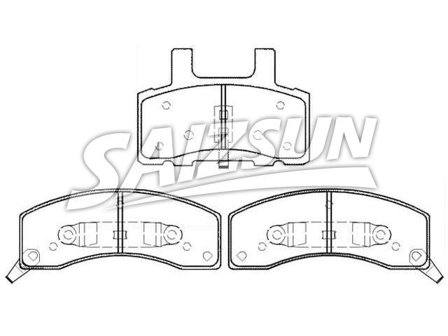 Pastillas de freno Brake Pad Set:12321431