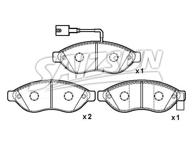 Pastillas de freno Brake Pad Set:4253.55