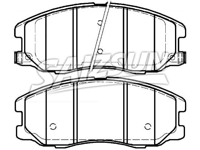 Pastillas de freno Brake Pad Set:96626070