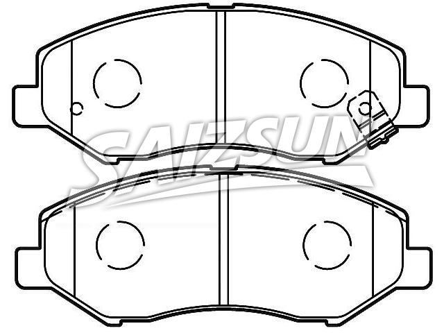 Pastillas de freno Brake Pad Set:41060-70T85