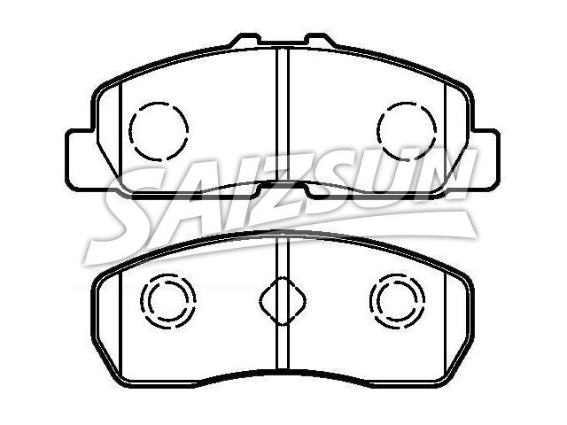 Pastillas de freno Brake Pad Set:26296-KE000