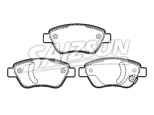 Pastillas de freno Brake Pad Set:16 05 353